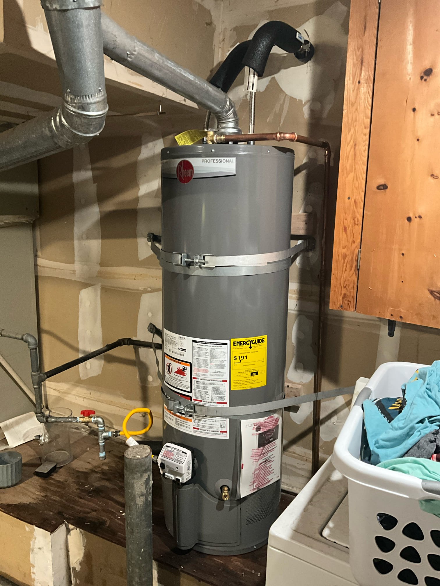 40-Gallon Water heater installation in Tracy, CA 1