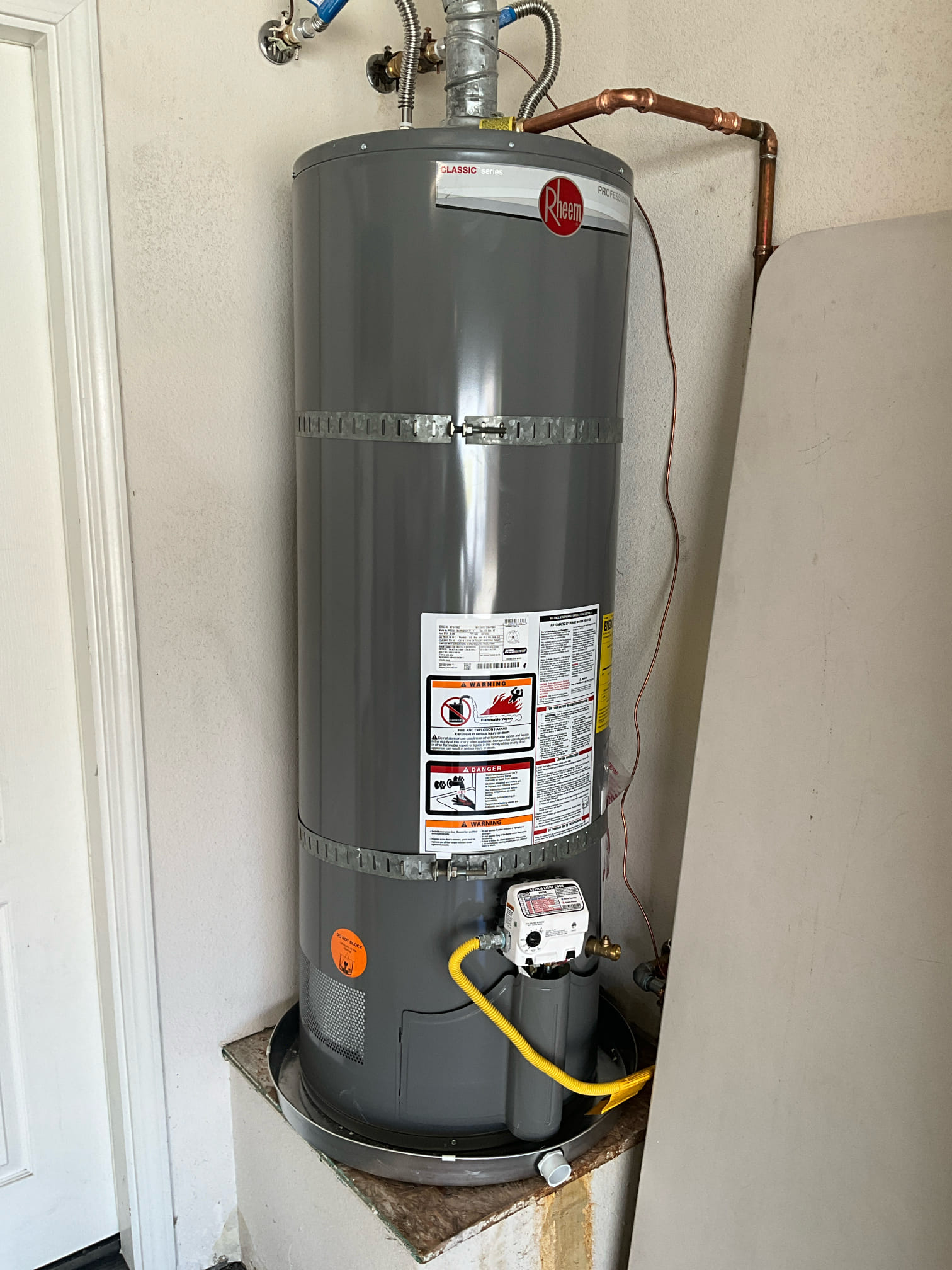 50-Gallom Water Heater Swap in Modesto, CA