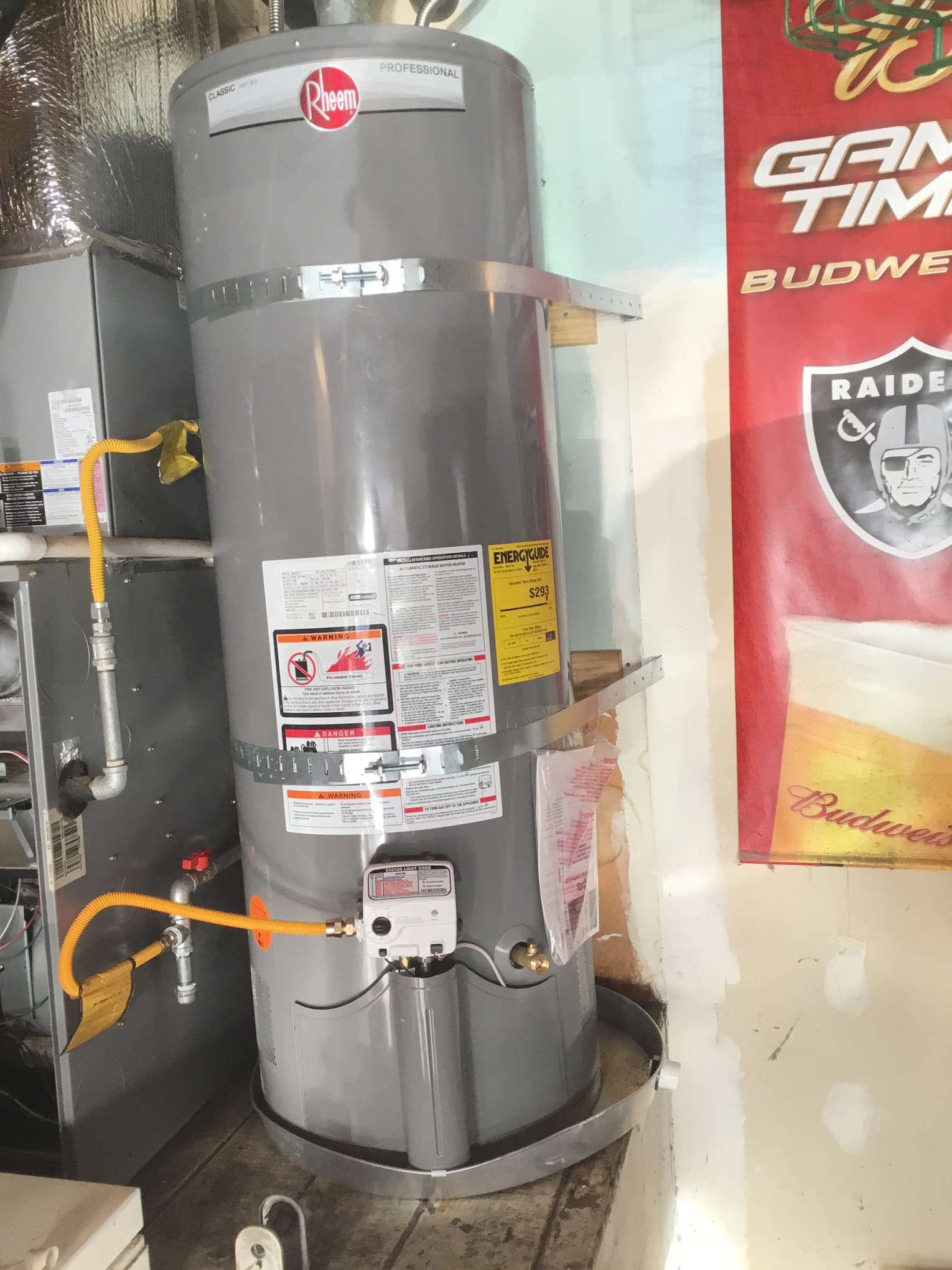 50-Gallon Water heater installation in Stockton, CA