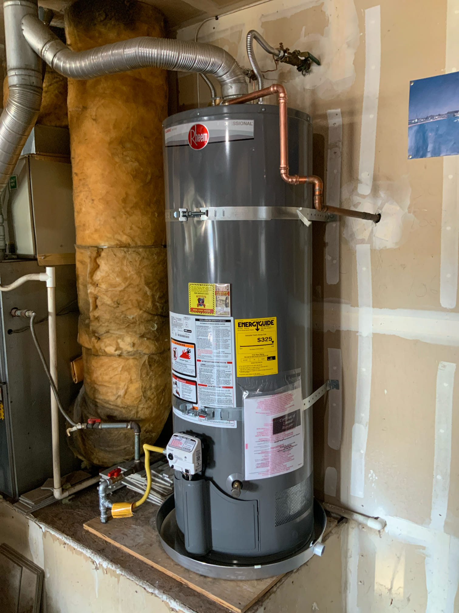 50-Gallon Water Heater Installation in Modesto, CA