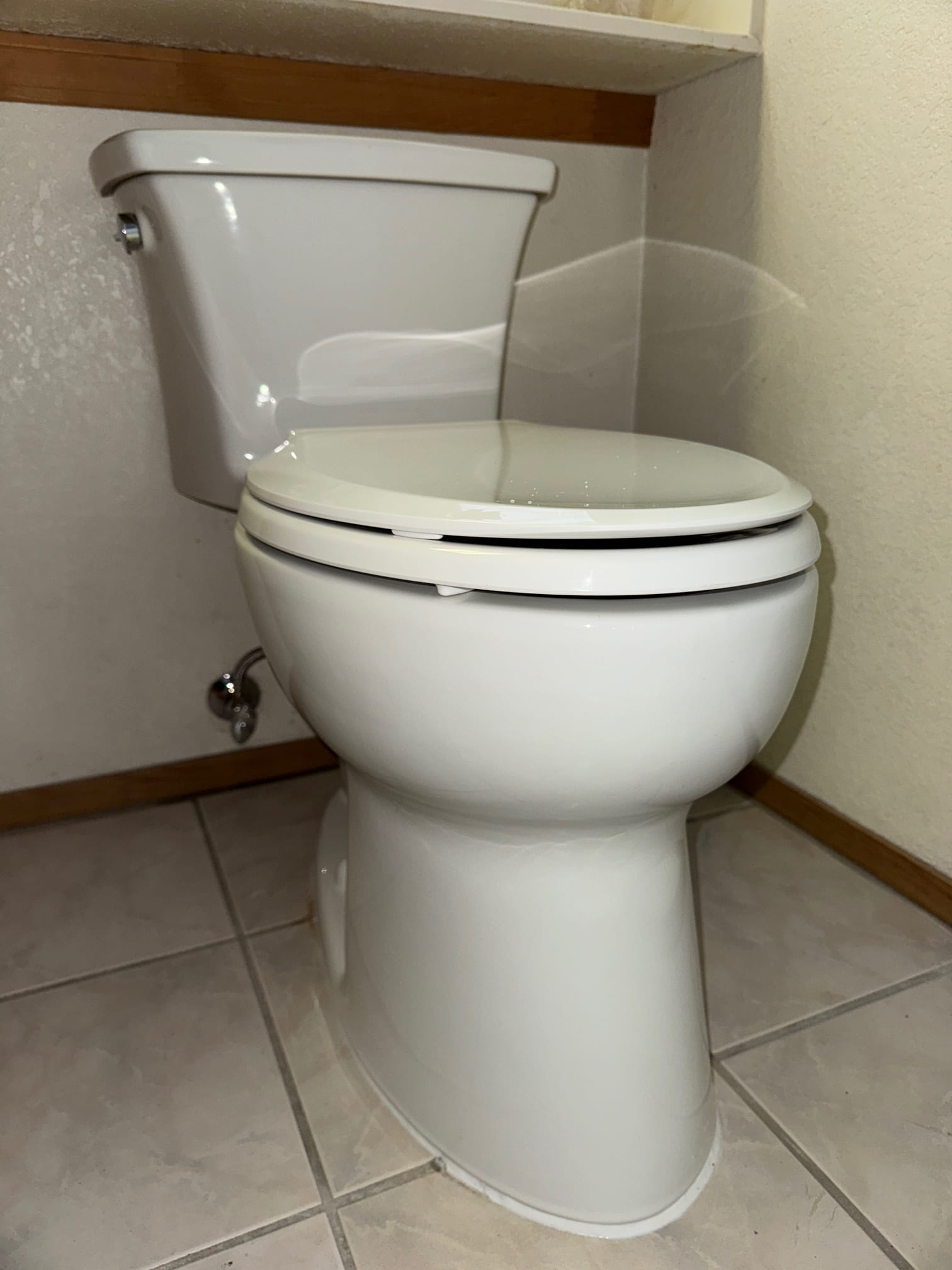 Customer provided Toilet Install in Tracy, CA