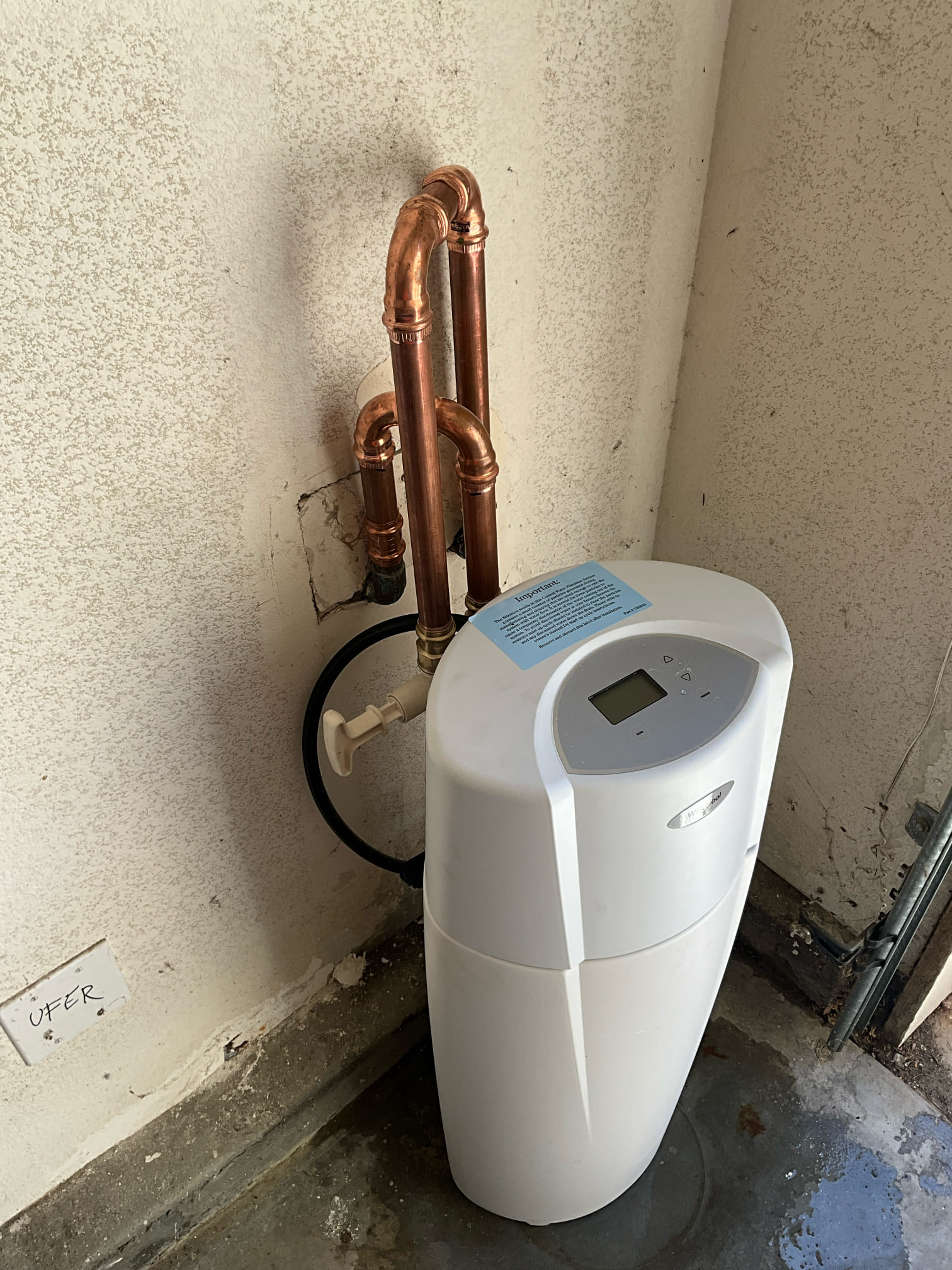 Customer provided Water Filter Installation in Mountain House, CA
