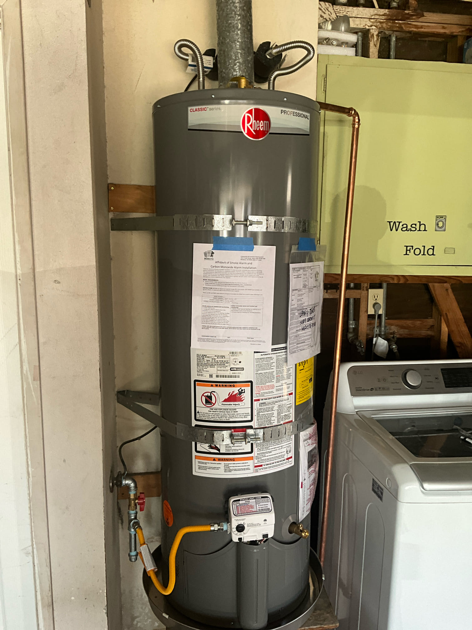 Out with the Old: 1991 Water Heater Replaced in Modesto, CA
