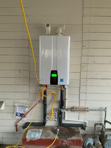 Tankless Water Heater & Sewer Reroute Completed in Tracy, CA